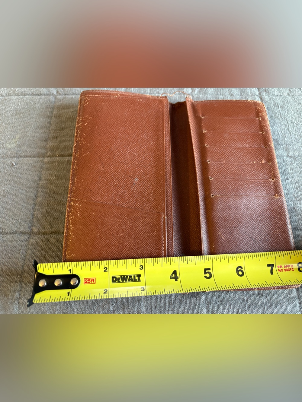 VINTAGE AUTHENTIC Louis Vuitton Porte Valeurs Cartes Crédit long monogram wallet - Picture 8 of 16